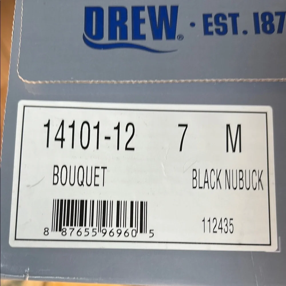 Bouquet by DREW Black Loafers Slip-On Comfort Shoes medium width  NEW - Picture 7 of 12